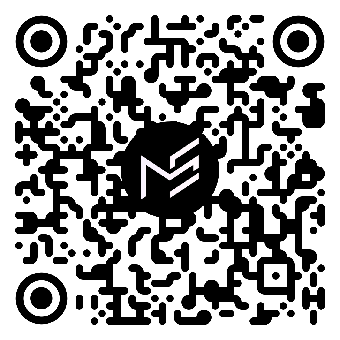 QR code on the card. Expands when clicked
